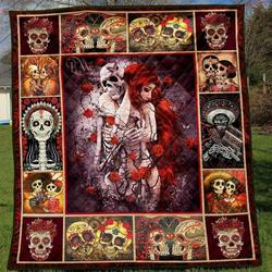 Skull Ye050704A Tbg Quilt Blanket