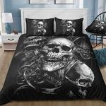 skulls bed sheets spread comforter duvet cover bedding sets d2120573