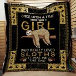sloth girl quilt blanket quilt d2414714
