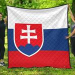 slovakia flag premium quilt a6 quilt d2420695