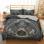 smiling pirate skull pattern printed bedding set bedroom decor d2126893