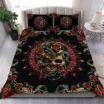 snake love skull 3d duvet cover bedding set d2125593