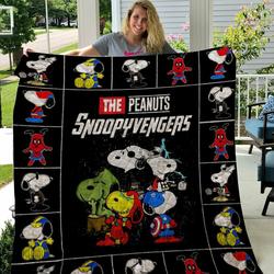 Snoopy Avengers Quilt  Quilt