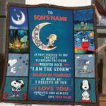 snoopy believe in yourself personalized quilt qh d2485220
