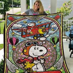 Snoopy Flying Ace Quilt  Quilt
