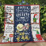 snoopy may your days be merry quilt nh d2485205