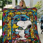 snoopy music love quilt quilt d2420826
