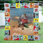 snoopy pilot v1 blanket th0607 quilt d2452614