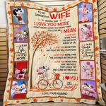 snoopy wife love you most quilt cc d2421903
