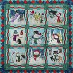 snowman christmas cla1910447q quilt blanket d2483613