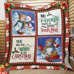 snowman christmas my favorite place is inside your hug you are the merry in my christmas quilt 0
