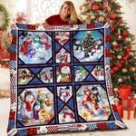 snowman lml231034dt quilt blanket d2445678