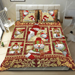 snowman merry christmas ptc171163 bedding set d2221158
