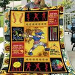 softball girl i love softball sofa bed throw fleece blanket quilt d2417404