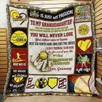 softball granddaughter love grammy cl18100663mdq quilt blanket d2479976