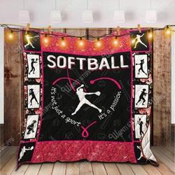 Softball Hur Quilt Cysiyo