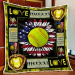 softball lover quilt blanket d2448732