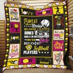softball quilt blanket ver 14 quilt d2415129