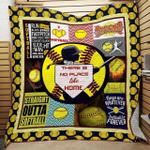 softball there is no place like home quilt blanket great customized blanket gifts for birthday 0