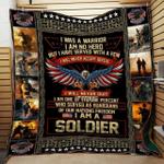 soldier i was a warrior quilt blanket d2419137