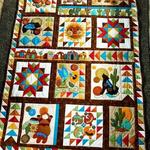 sonoran trail southwest desert theme applique wool blend applique sewing pattern cla1010488q 0