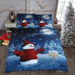 sparkly glitter christmas winter wonderland snowman cla1612096b bedding sets d2209818