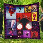 spider verse for spider man fan gift quilt d2422729