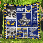 st louis blues champions 2019 quilt blanket fan gift mn06 d2450849
