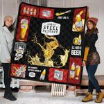 steel reserve all i need is beer gift idea quilt d2422691