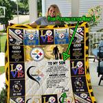 steelers personalized name quilt blanket d2418519