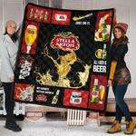 stella artois all i need is beer gift idea quilt d2422622