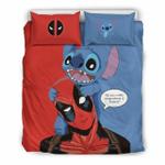 stitch deadpool disney bedding set 11 duvet cover and pillowcase set d2240649