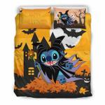 stitch happy halloween bedding set 3 duvet cover and pillowcase set d2240366