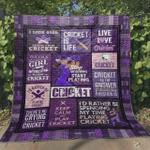 stop wishing and start playing cricket quilt blanket great customized blanket gifts for birthday 0
