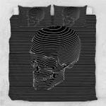 stripes skull gothic bed sheets spread comforter duvet cover bedding sets d2120690