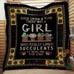 succulent girl blanket th0907 quilt d2413984