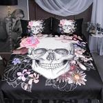 sugar skull and floral bedding set d2246276