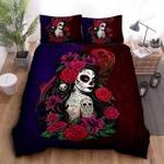 sugar skull and roses bed sheets spread comforter duvet cover bedding sets d2119931