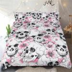 sugar skull bedding set cherry blossoms pink floral d2126147