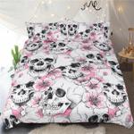 sugar skull bedding set cherry blossoms pink floral dhc0201289dd d2240991