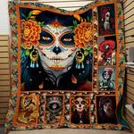 sugar skull camiseta catrina quilt blanket dhc31121289td d2482473