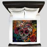 sugar skull day of the dead artsy origi bedding set rbsmt nogzija d2131056