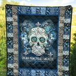 sugar skull dead pancreas society diabetes awareness quilt blanket hothot 100320 d2418350