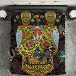 sugar skull happy days printed bedding set bedroom decor d2114459
