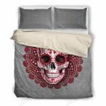 sugar skull paisley printed bedding set bedroom decor d2230747