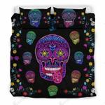 sugar skull superstar for lovers of skulls printed bedding set bedroom decor d2126850