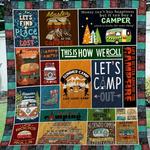 summer camp live love camping clp270681 quilt blanket d2480659