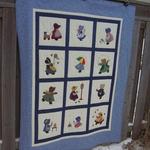 sunbonnet sue dtc2410233 quilt blanket d2445679