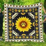 sunflower dog paw hur quilt cysisw d2488607