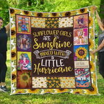 sunflower girl hippie quilt d2484932